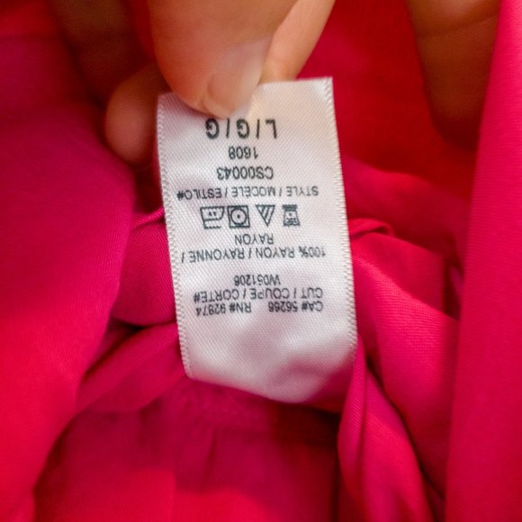 Chelsea Sky Tulip Pull On Maxi Skirt Large Pink - Picture 7 of 7